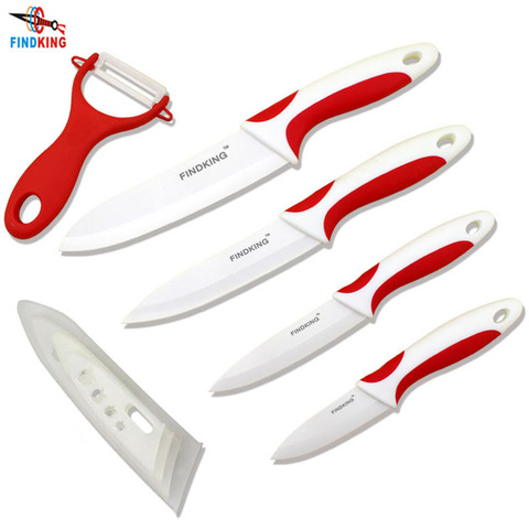Juego de cuchillos de cocina para chef de cerámica de calidad FINDKING cuchillo de cerámica 3 