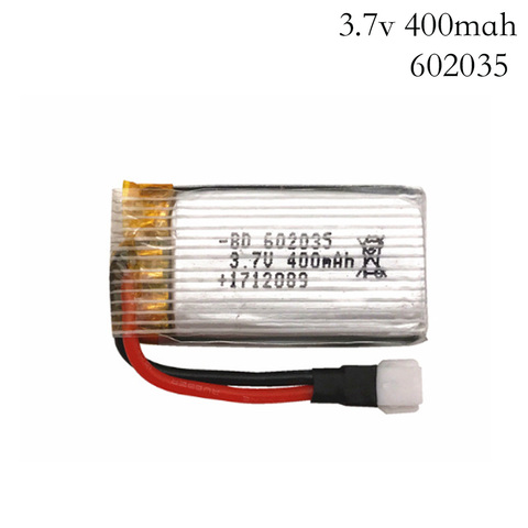 Batería Lipo Original de 3,7 V, 400 mah, piezas de repuesto para h107, H31, H31-011, 3,7 V, 400 mah, para enchufe H31, XH, 30C, 1 unids/lote ► Foto 1/1