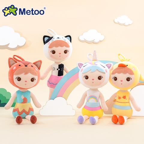 Lo más nuevo 48CM muñeca de felpa Metoo peluche suave unicornio Keppel niños muñeca niños juguete zorro Kitty lindos adornos Juguetes para las niñas ► Foto 1/6