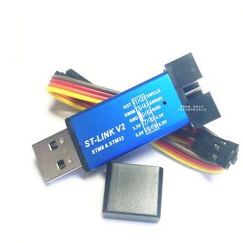 STM-Descargador st-link V2 quemador STM32 STM8, programador 3,3 V 5V, trabajo Universal, perfecto y envío gratis ► Foto 1/6