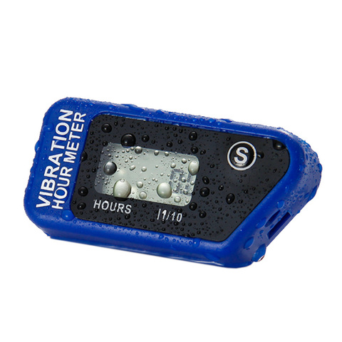 RL-HM016B-medidor Digital de horas de vibración inalámbrico para motocicleta ATV, equipo de máquina cortadora de césped, color azul ► Foto 1/6