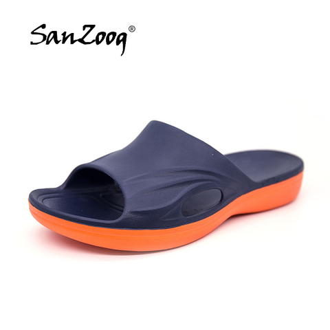 Sanzoog-Zapatillas de playa para hombre, chanclas suaves y cómodas de verano, Zapatillas de casa, zueco, talla grande, 36 ~ 50 ► Foto 1/6