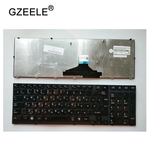 GZEELE-teclado negro para portátil TOSHIBA, para satélite A660, A600, A600D, A665, 9Z.N4YGC.10S, 9Z.N4YGC.11E, 9z.n4ygc12m, Ruso ► Foto 1/2