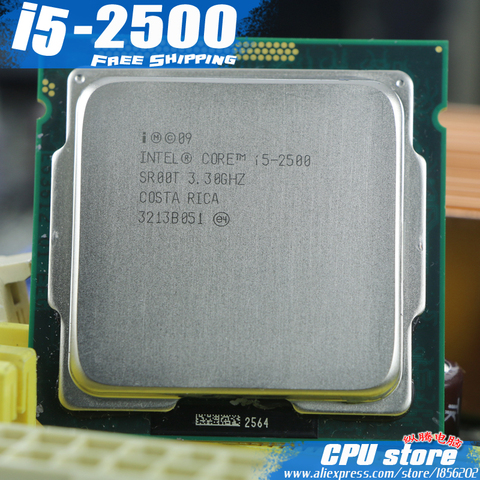 Procesador de CPU lntel core I5 2500 i5-2500, Quad-Core (3,3 Ghz /L3 = 6M/95W), Socket LGA 1155, CPU de escritorio (100% de trabajo, envío gratis) ► Foto 1/4