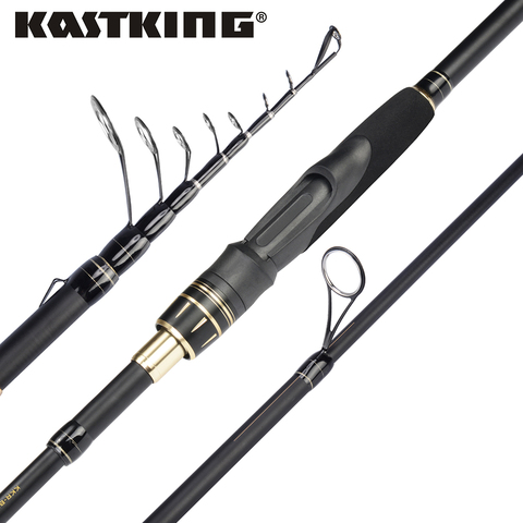 KastKing 99% de carbono 2,03 m 2,16 m 2,21 m 2,28 m pesca Rod telescópico girando pescado mano pesca mar Rod ► Foto 1/6