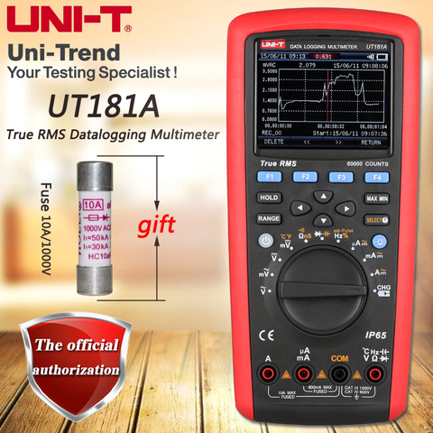 UNI-T UT181A verdadero valor eficaz RMS de registro de datos multímetro USB/Bluetooth/Transferencia de medición de temperatura ► Foto 1/6