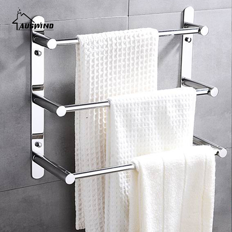 Moderno 304 de acero inoxidable toalla escalera moderna toalla rack Artículos para baños pared Accesorios 38/48/58 ► Foto 1/4