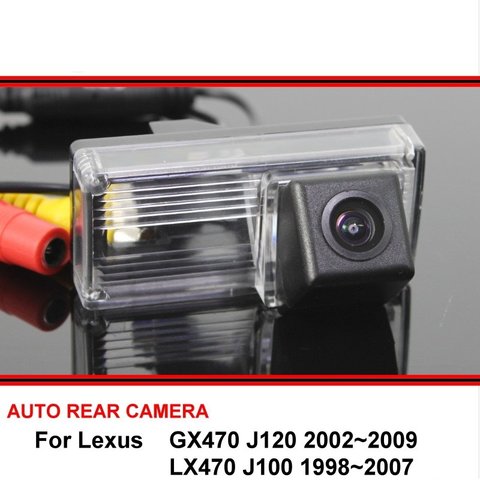 Para Lexus GX 470 GX470 LX 470 LX470 00-09 de la visión nocturna de la cámara de visión trasera cámara de marcha atrás para coche CCD HD ancho ángulo ► Foto 1/6