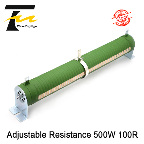WaveTopSign-Tubo de alta potencia, resistencias de cable enrollado, 500W, rango de resistencia ajustable 100R ► Foto 1/6