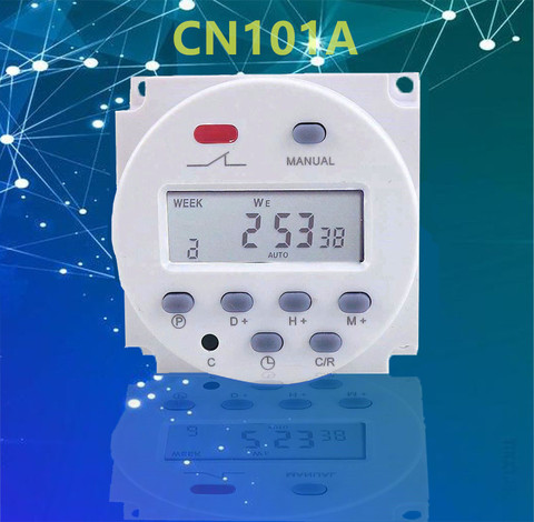 Interruptor de tiempo CN101A LCD, 12V, 24V, 110V, 220V, relé de tiempo, farola, cartelera, fuente de alimentación, temporizador, L701, la mejor calidad ► Foto 1/5