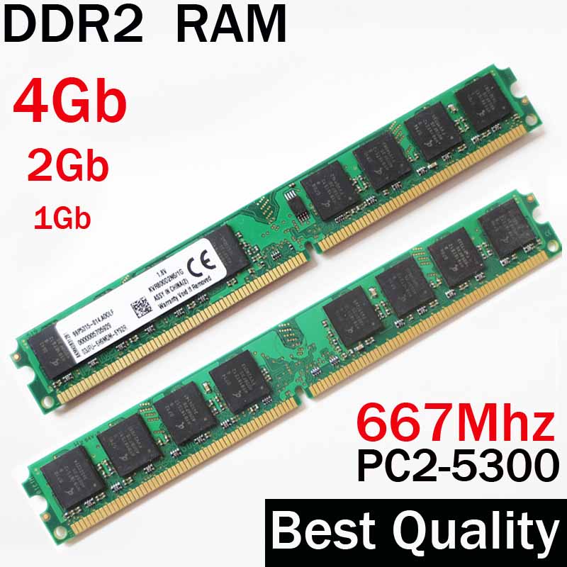 Volverse loco tubo respirador menta DDR2 2 Gb RAM, ddr2 667 4Gb 2 Gb 1Gb-667Mhz/para memoria ram de escritorio  Intel 2 Gb ddr2 4G ddr 2 2 Gb 2G memoria 2G PC2 5300 - Historial de precios