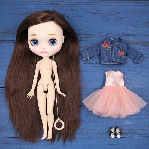 Fábrica de blyth muñeca bjd combinación muñeca con ropa o zapatos nueva cara desnuda muñeca 1/6 30 cm ► Foto 1/6