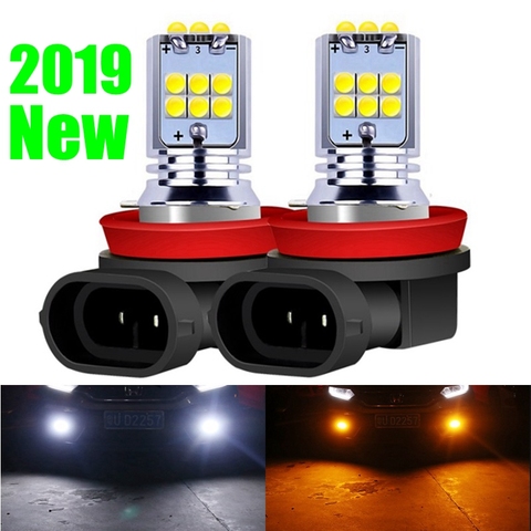 Bombilla LED antiniebla para coche, luz de conducción frontal H8 H11 H10 9006 HB4 9005 HB3 PSX24W H16 Chip Cree superbrillante, 2 uds. ► Foto 1/6