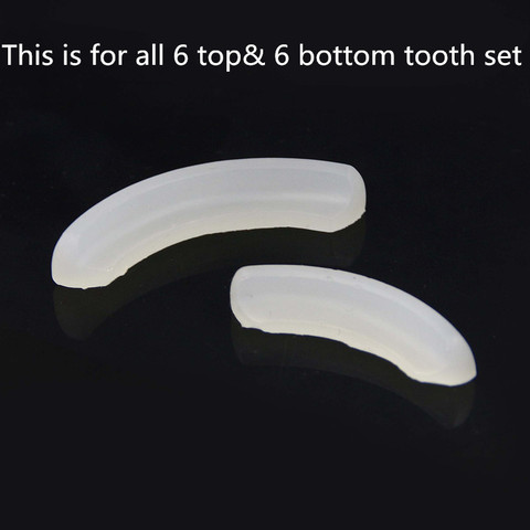 JINAO 2 uds parrillas de barra de fijación reutilizable de silicona superior y parte inferior de molde para dientes de HipHop Grillz ► Foto 1/5