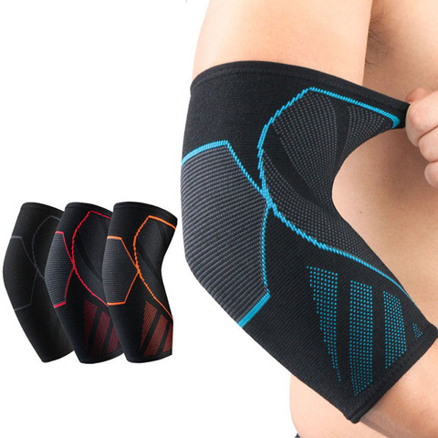 Funda de compresión transpirable para coderas, Protector de soporte para levantamiento de pesas, artritis, tenis, balonvolea, 1 Uds. ► Foto 1/6