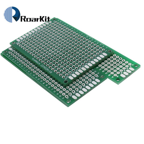 Placa Universal de fibra de vidrio para Arduino, 4 Uds., 5x7, 4x6, 3x7, 2x8cm, prototipo de cobre de doble cara, pcb ► Foto 1/6
