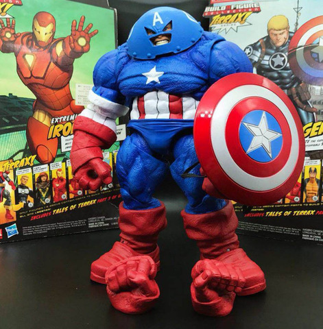 MS Select-figura de acción personalizada de Capitán América, DST, Juggernaut, 9 