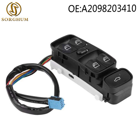 Interruptor de ventanilla principal A2098203410, reemplazo para Mercedes W209 CLK320 CLK500 03-09 EC ► Foto 1/5