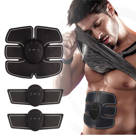 Unisex Estimulador muscular entrenador inalámbrico inteligente abdominales Fitness entrenamiento de pérdida de peso pegatinas cuerpo cinturón de adelgazamiento ► Foto 1/6