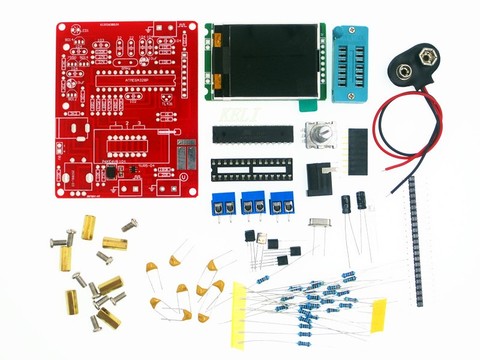 Tester multifuncional GM328 transistor tester diodo capacitancia ESR frecuencia del voltaje PWM generador de señal de onda cuadrada ► Foto 1/1