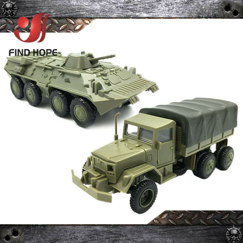 1:72 M35 camión de carga BTR-80 transportista blindado bloques de construcción de plástico de montaje ejército Modelo figura de acción ► Foto 1/6