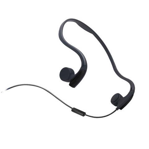 Lf-18 de conducción ósea transmitir auriculares auricular con cable deportes al aire libre inteligente auriculares banda para el cuello con micrófono para Iphone xiaomi Samsung ► Foto 1/6