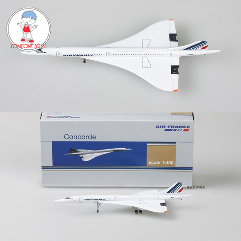 Concorde de 1/400 de Air France avión modelo 1976-2003 Avión de aleación de fundición niños colección avión modelo Juguetes ► Foto 1/6