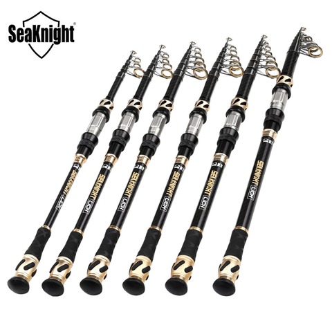 SeaKnight LICH carbono de M-1/4-1oz telescópica caña de pescar 1,8 M 2,1 M 2,4 M 2,7 M 3M varilla giratoria de mano de pesca ► Foto 1/6