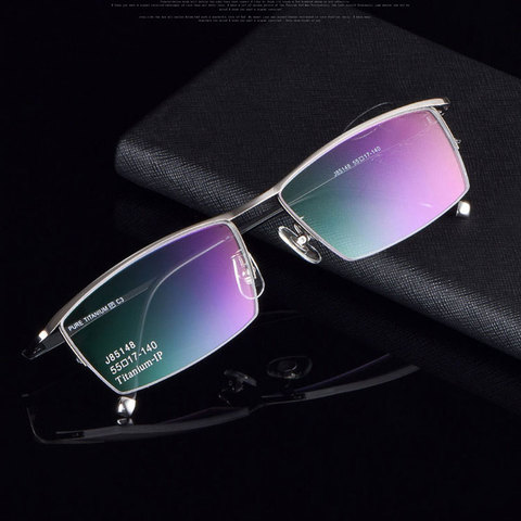 Gafas marcos marca titanium gafas marco mujer hombres 2022 Retro ordenador miopía óptica gafas oculos de grau lunette de vue ► Foto 1/6