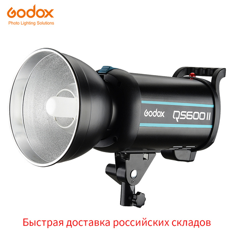 Godox-estroboscópico de estudio profesional QS600 II QS600II 600Ws GN76 con sistema X inalámbrico Godox 2,4G incorporado, ofrece un disparo creativo ► Foto 1/6