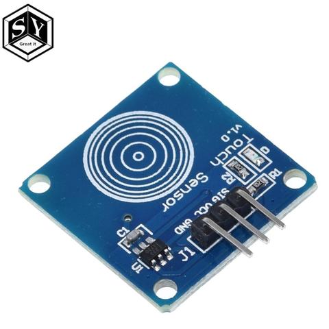 1 unids sensor digital TTP223B módulo tacto módulos Interruptor táctil capacitivo para el azul de Arduino/Somos el fabricante ► Foto 1/6