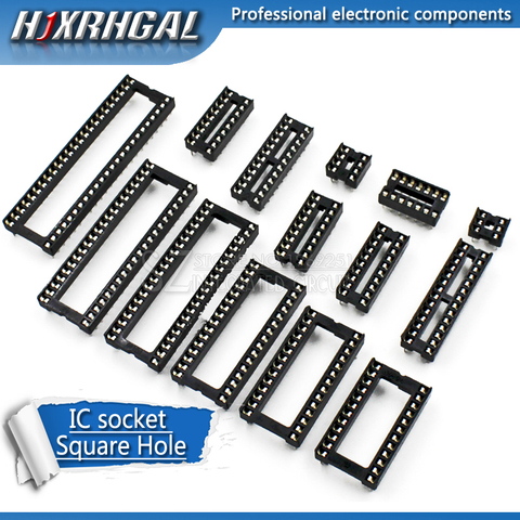 10 piezas IC conectores DIP6 DIP8 DIP14 DIP16 DIP18 DIP20 DIP28 DIP40 pines conector Socket DIP 6 8 14 16 18 20 24 28 40 pin hjxrhgal ► Foto 1/1