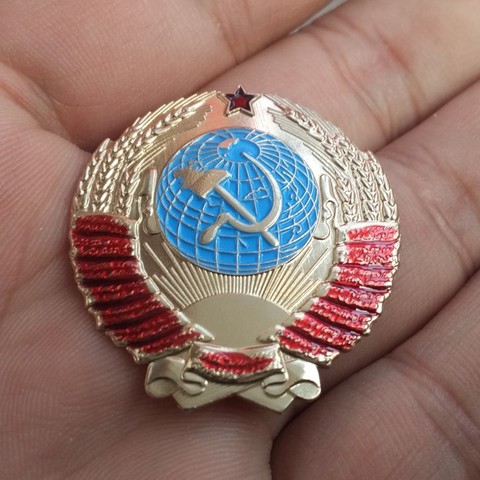 Insignia de Rusia URSS solapa alfileres clásicos Vintage metal insignia emblema nacional ► Foto 1/2