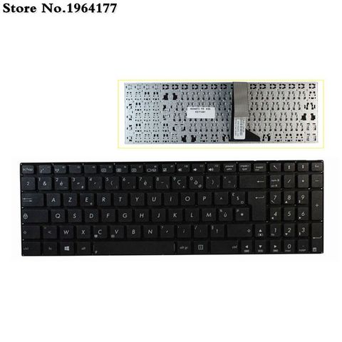 Nuevo FR francés en color negro teclado para ASUS X550C X550VC X550CA X550CC Y581J X550 X550CL X550Z Y581C Y581L X550W Y582C AZERTY ► Foto 1/4