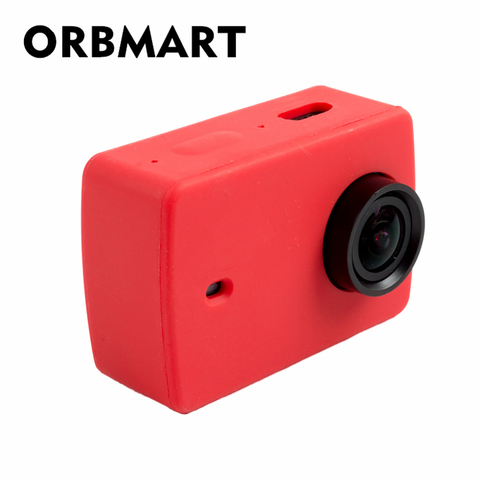 ORBMART-funda protectora de silicona para Xiaomi Yi 2 Xiaoyi 2, 4K, cámara deportiva de acción ► Foto 1/1