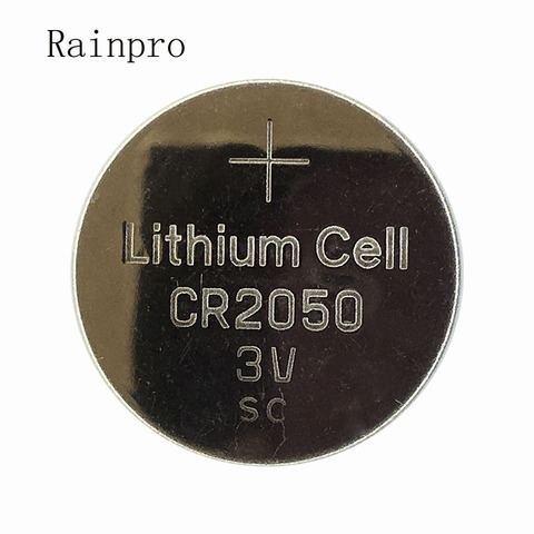 Rainpro 2 unids/lote CR2050 2050 pila de moneda batería de litio de 3V es adecuado para control remoto/electrónico wa ► Foto 1/2