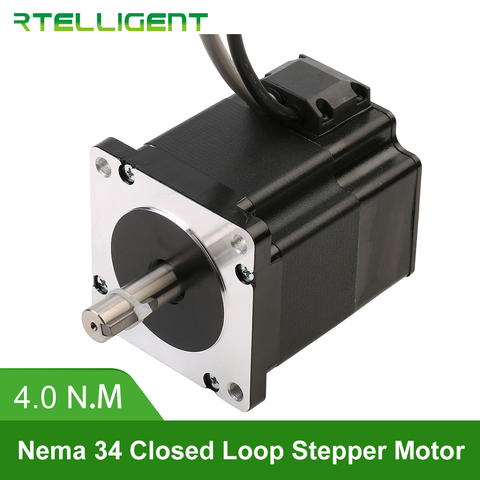 Motor paso a paso de bucle cerrado, servomotor con codificador, Nema 34 86A4EC 4.0N.M 6.0A, 2 fases Hybird CNC ► Foto 1/6