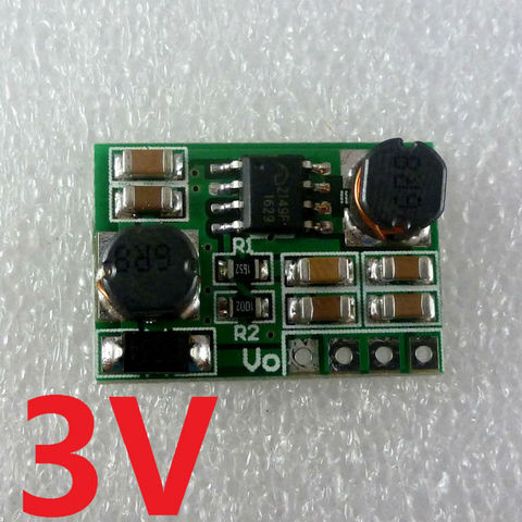 Módulo de fuente de alimentación de placa Convertidora de refuerzo, DD0603SB_3V, Auto Buck-Boost DC 1,5 V 1,8 V 2,5 V 3,3 V 5V a 3V ► Foto 1/5