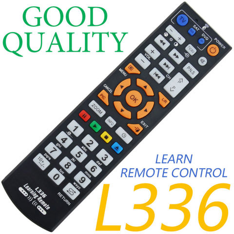 Universal inteligente de Control remoto IR con aprender función 3 páginas controlador copia para TV DVD STB se sentó DVB HIFI TV caja L336 ► Foto 1/5