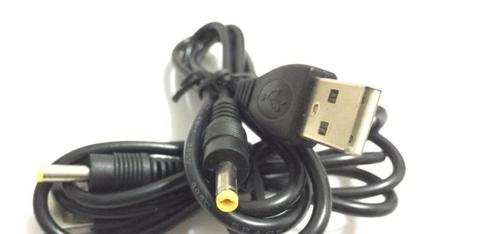 Cable de carga USB a DC4.0 MM * 1,7, línea de corriente directa, cargador de CC de cobre, Cable de enrutador PSP ► Foto 1/6