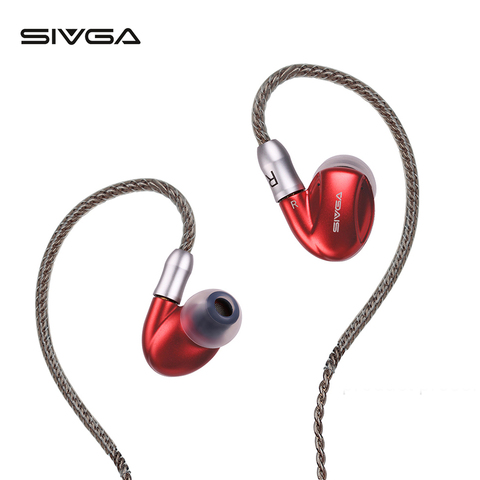 SIVGA SM002 monitores HiFi Dj Metal Multi Driver deporte auricular equilibrado controlador dinámico en auriculares Auriculares auriculares auricular ► Foto 1/6