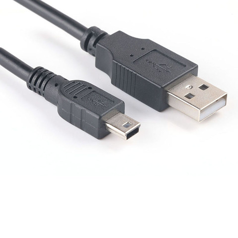 Mini cable de carga de datos USB 2,0 A macho A Mini B, conector de alimentación macho de 5 pines para reproductor MP3 y MP4, cámara Digital, 3 M ► Foto 1/4