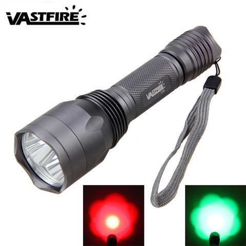 VASTFIRE-linterna LED táctica 3x XPE Q5, luz de buceo portátil de 10000Lm, 250 yardas, verde y rojo ► Foto 1/6