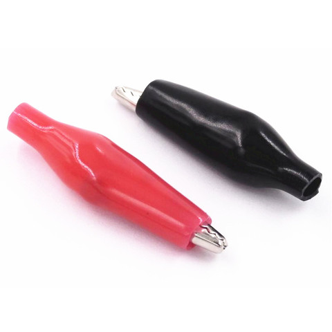 Venta caliente unids 10 piezas pequeño Clip de cocodrilo/Clip de cocodrilo 2,8 cm negro y rojo Clip de sujeción de alimentación Clip de prueba unids (5 piezas rojo + unids 5 piezas negro) ► Foto 1/4