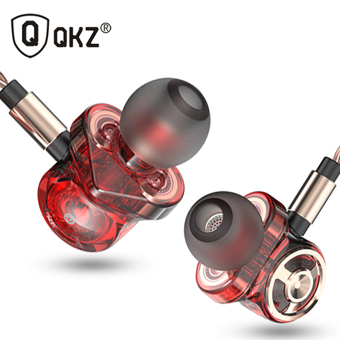 QKZ-auriculares internos con unidad de controlador dinámico, dispositivo de audio estéreo con micrófono, Subwoofer de alta fidelidad, CK10 ► Foto 1/6