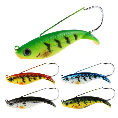 En forma de pez plomo pescado señuelo 8 cm 21g Artificial duro cebo Wobbler señuelo Swimbait Bass Pike pesca señuelo ► Foto 1/1