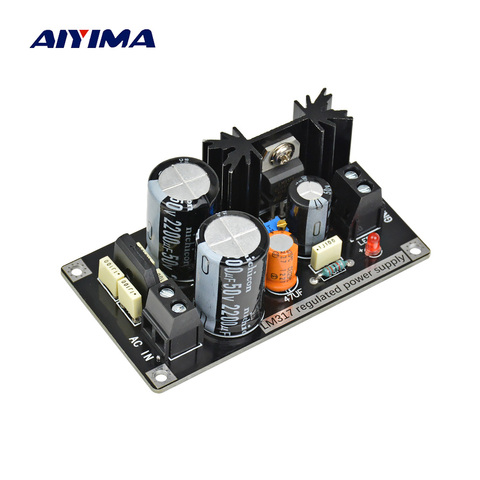 Aiyima LM317 regulada ajustable fuente de alimentación AC a DC regulador lineal ajustable con rectificador de junta ► Foto 1/6