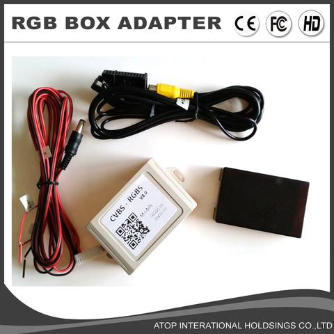 Adaptador de caja RGB V9.3 para cámara de visión trasera, adaptador CVBS / AV a conversor RGB para VW Volkswagen RCD 510 RNS 510 RNS 315 ► Foto 1/5