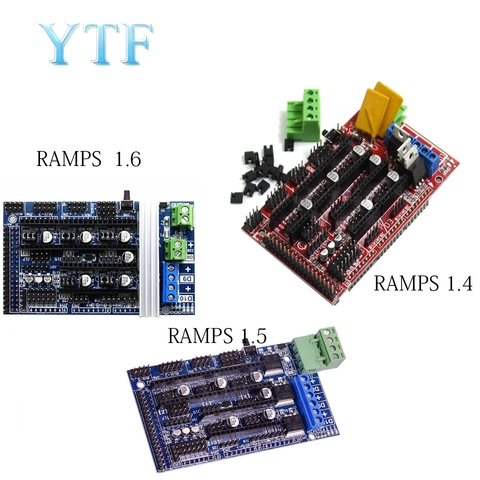 Placa base de Panel rampas 1,4 1,5 1,6 piezas de impresoras 3D Escudo Rojo Negro controles ► Foto 1/4