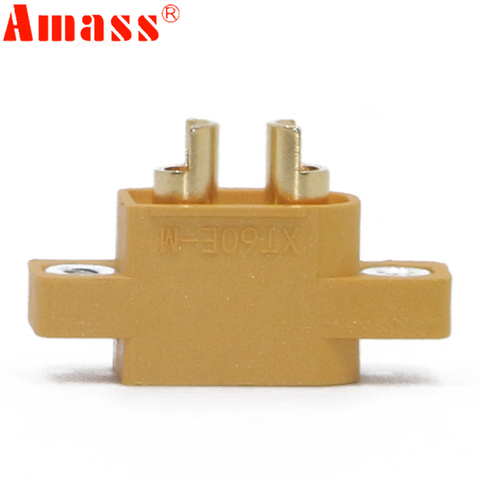 AMASS-conector macho XT60E-M XT60 para modelos de carreras, tablero fijo multicóptero, pieza de repuesto DIY, coche, Dron, Juguetes ► Foto 1/1